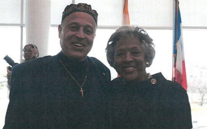 Tony Hodge With Godsister Joyce Beatty Tony Hodge With Godsister Joyce Beatty