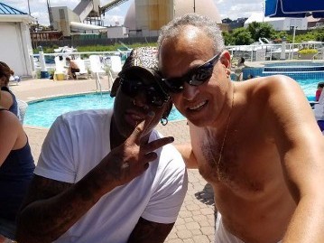 Dr. Hodge with Dennis Rodman Dr. Hodge with Dennis Rodman